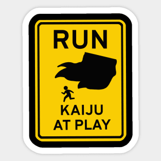 Kaiju at Play Sticker